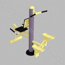 Hip Extension - street exercise machine