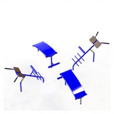 PowerStream Standart Вуличний тренажер Гіперекстензії і м'язів корпусу